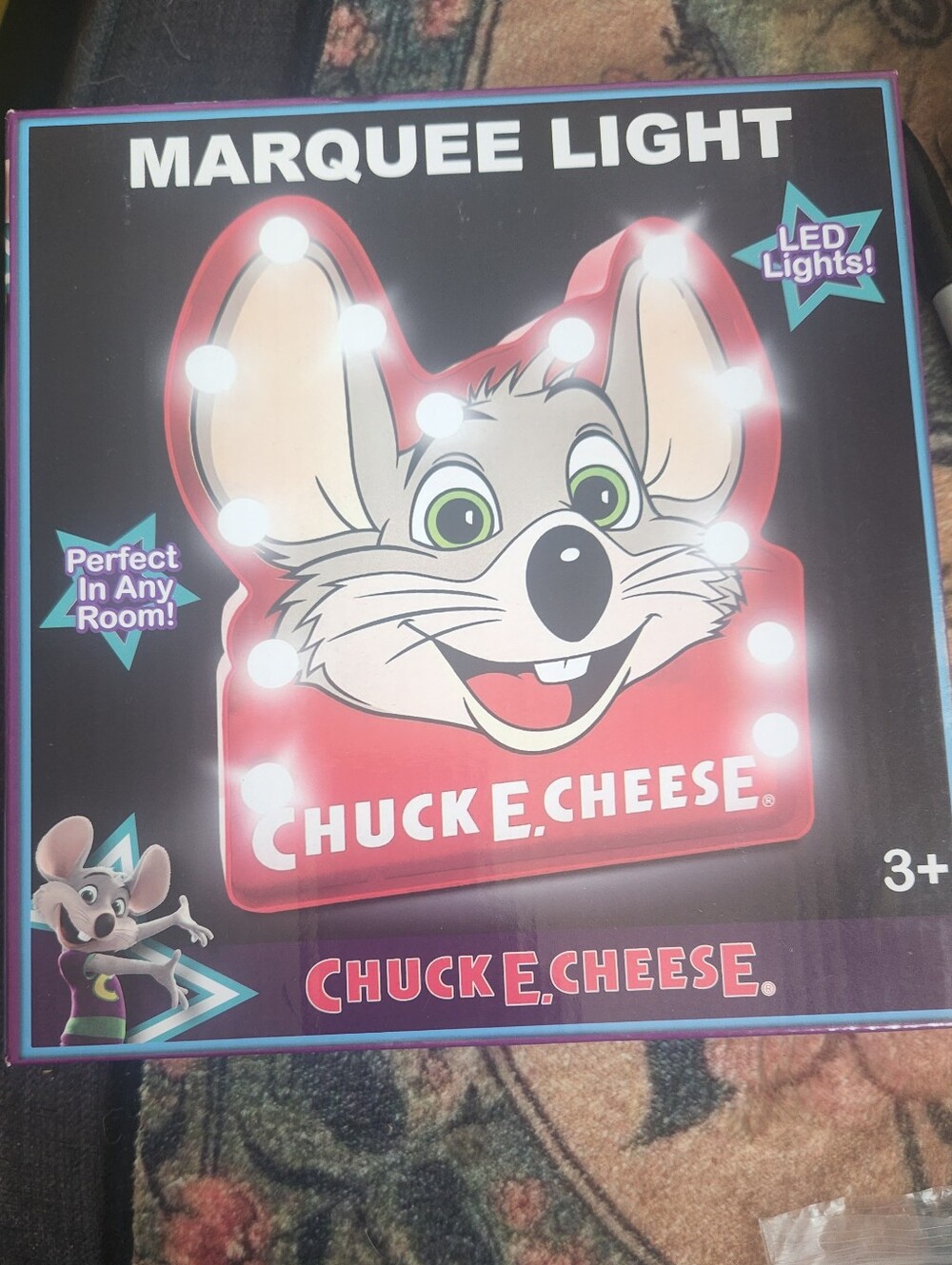 BRAND NEW IN BOX Chuck E Cheese Marquee LED Light